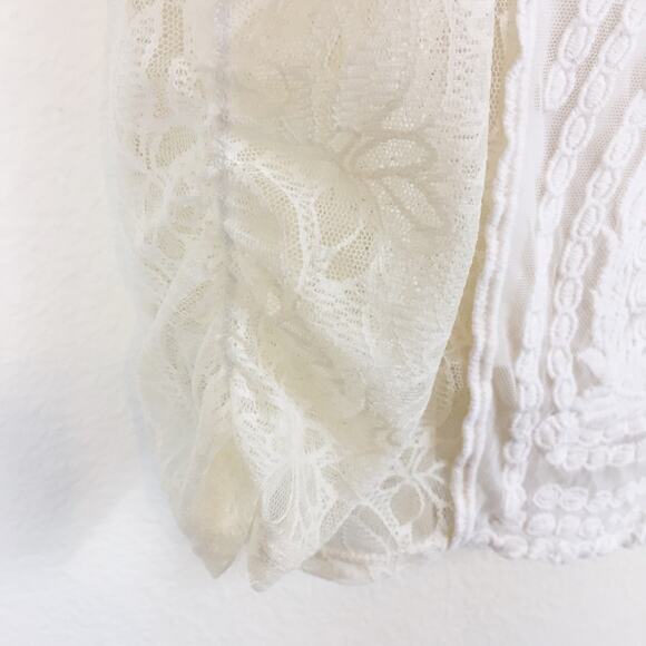 Style & Co | Boho Cream Lace Top 2 piece Set - Picture 4 of 4